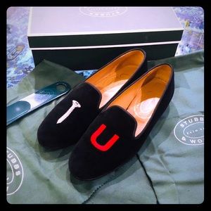 STUBBS & WOOTTON “Screw U” Velvet Loafers